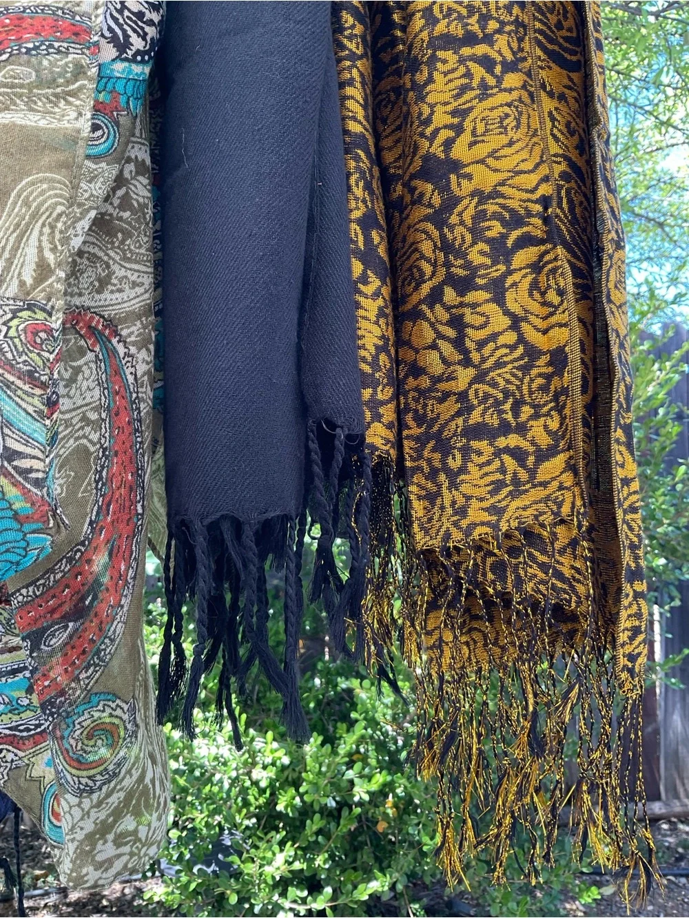Long Scarves Wraps Cozy Whimsigoth Fall Lot of 6